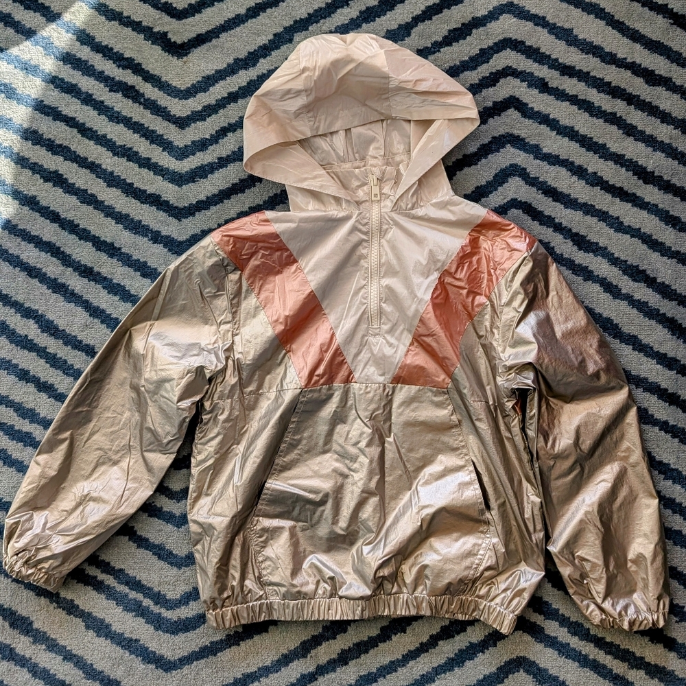ZARA Girls Lightweight Rain Coat/Hoodie Windbreaker